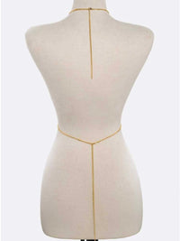 Large Stone Embellished Body Chain