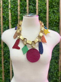 Arlenne Diaz Leather Necklace