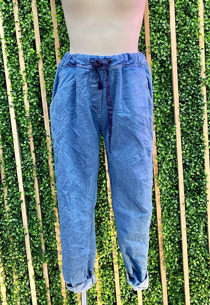 One Size Denim Jogger
