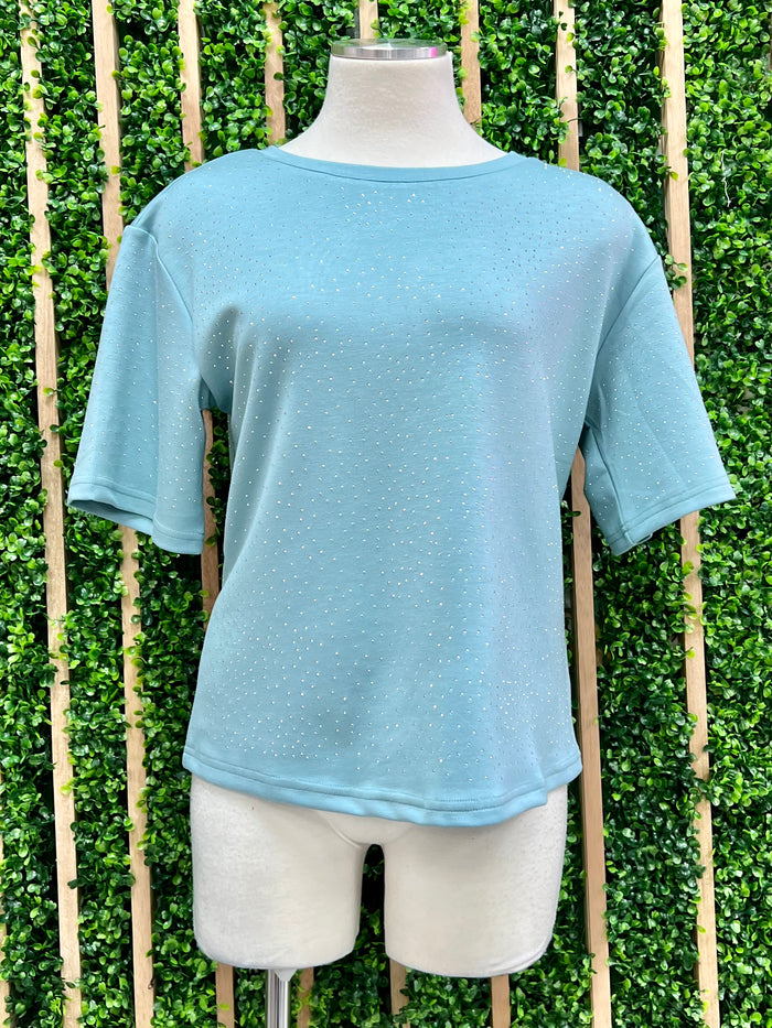Silver Studded Top