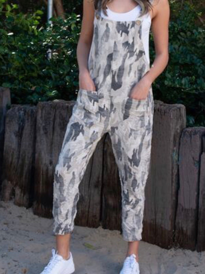 Camo Loose Fit Jumpsuit