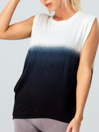 Black Ombre Muscle T