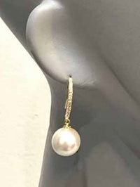 Single Pearl Drop Earring