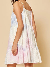 Tie Dye Eyelet Swift Dress