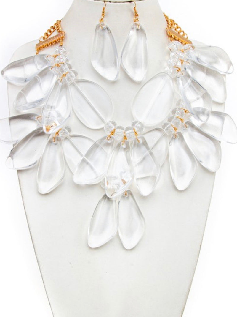 Acrylic Statement Necklace