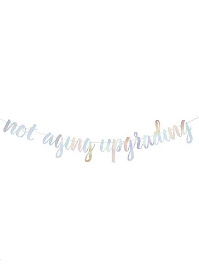 Paper Garland - Not Aging Just Upgrading
