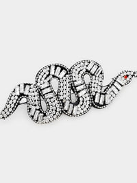 Crystal Snake Hair Clip