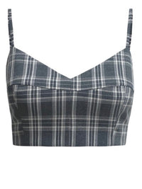 Plaid Crop Top