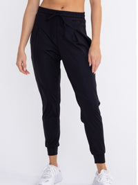 Black Pleated Jogger