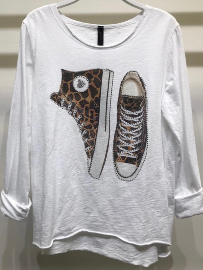 Leopard Sneaker Tee