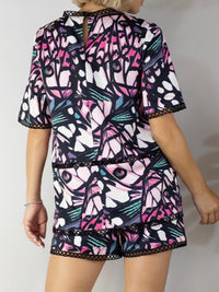DElicate Green Pink Floral Pant