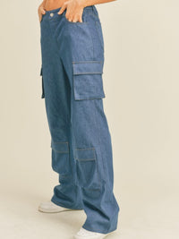 Denim Cargo Pant