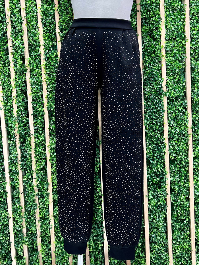 Silver Studded Jogger
