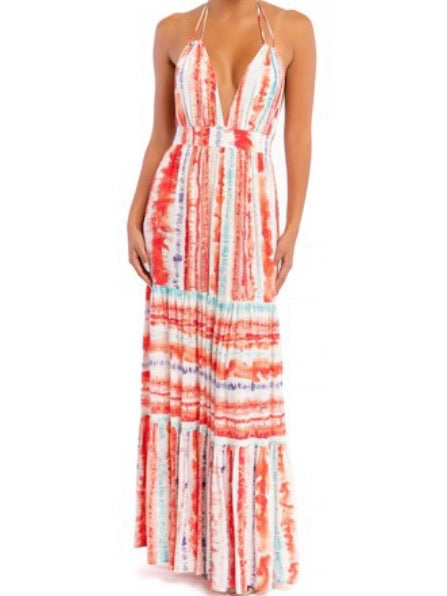 Water Tie halter Maxi