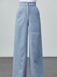 Tweed High Waist Pants