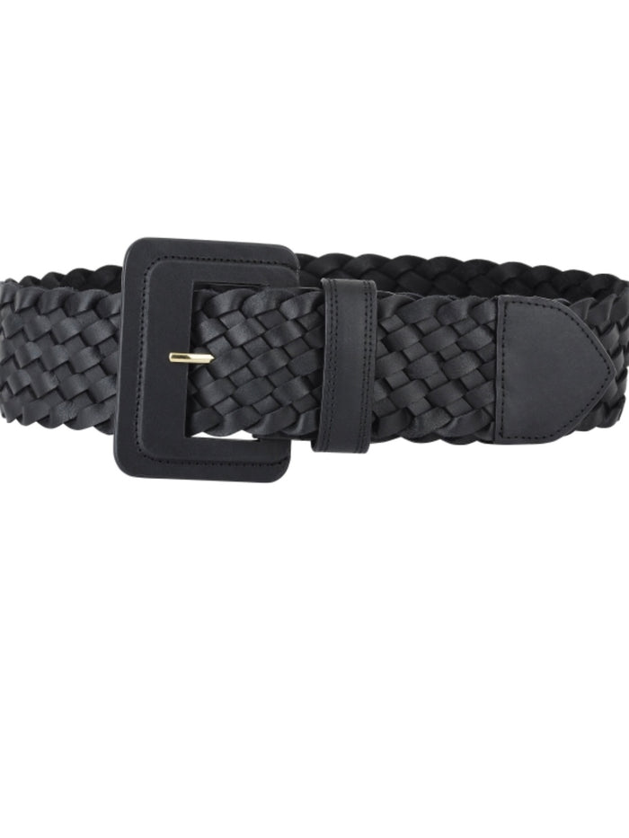 Thick Braided Leather Belt
