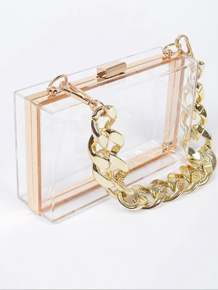 Clear Link Handle Bag