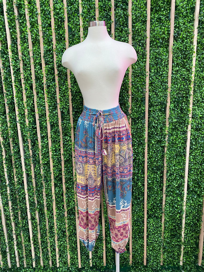 Paisley Patch Jogger Pant