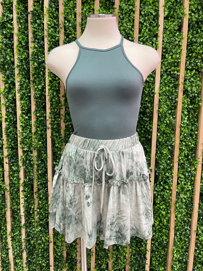Tie Dye Knit Short