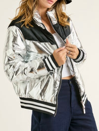 Day Dream SiLver Puffer Jacket