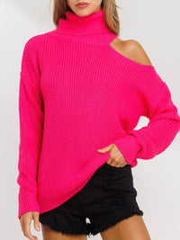 Shoulder Cutout Sweater