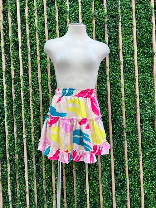 Double Bubble Tiered Ruffle Skirt