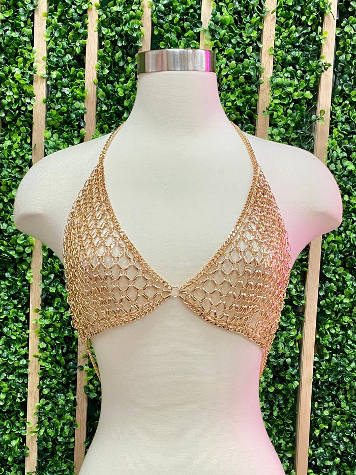 Iconic Mesh Metal Bra