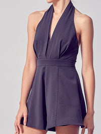 Elegant Halter Romper