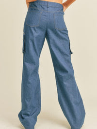 Denim Cargo Pant