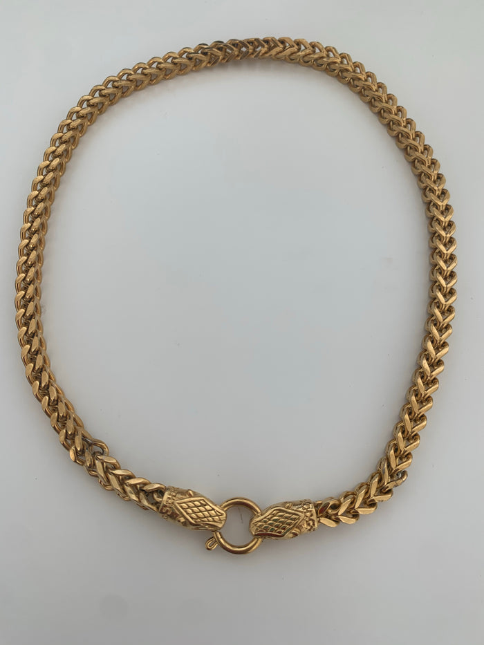 Double Panther Choker Necklace