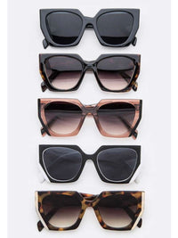 Two Tone Square Fashion Sunglasses