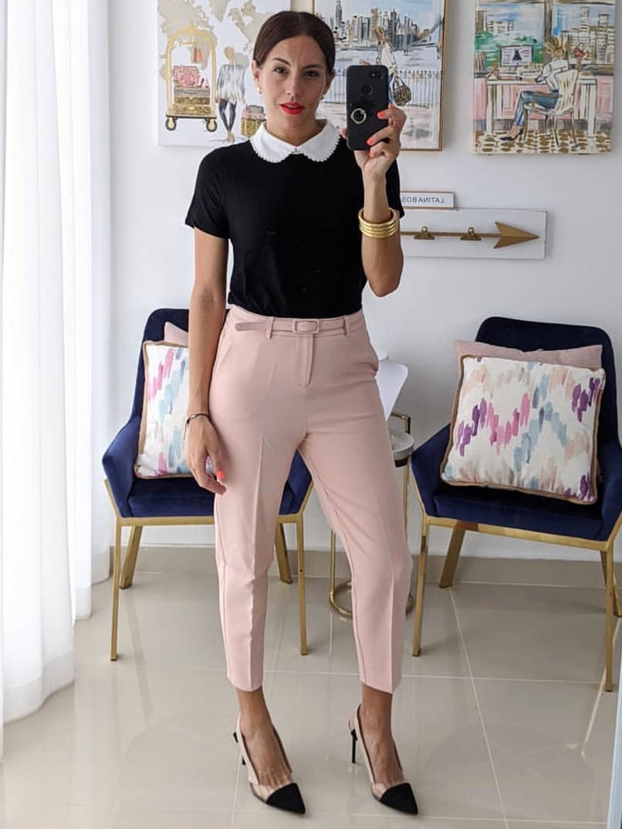 Pink Pencil Pant