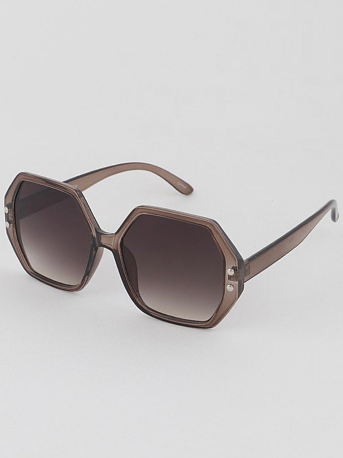 Classy Hexagonal Sunglasses