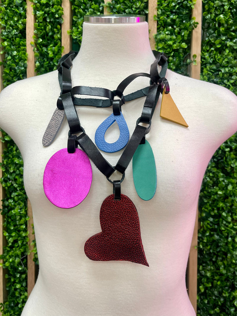 Arlenne Diaz Leather Necklace