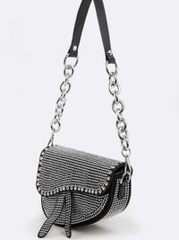 Iconic Studded Saddle Bag