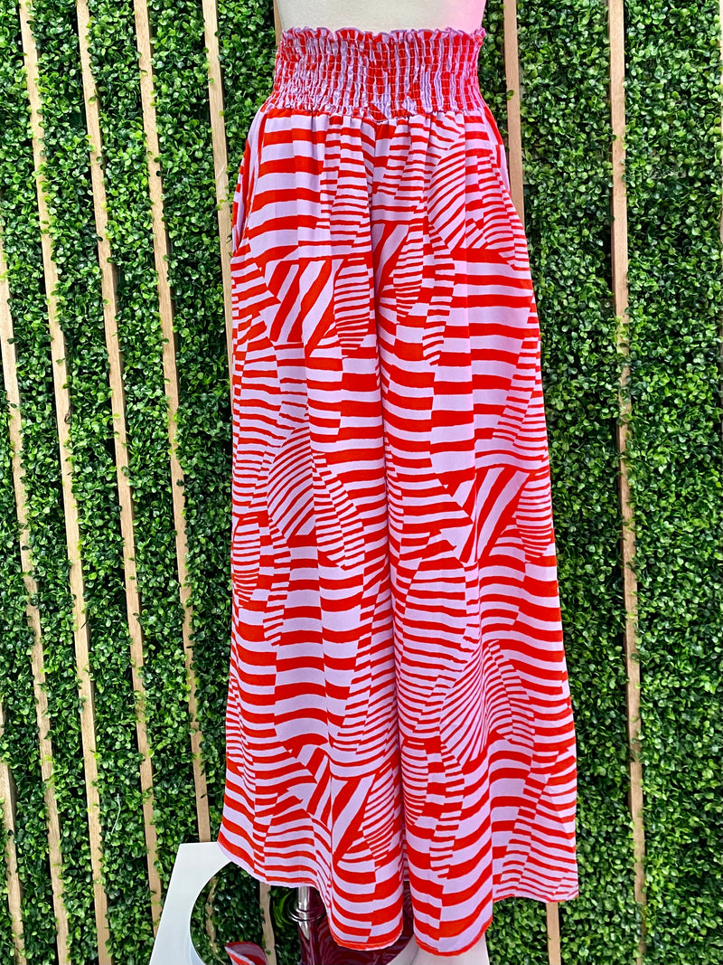 Purple Red Zebra Pant