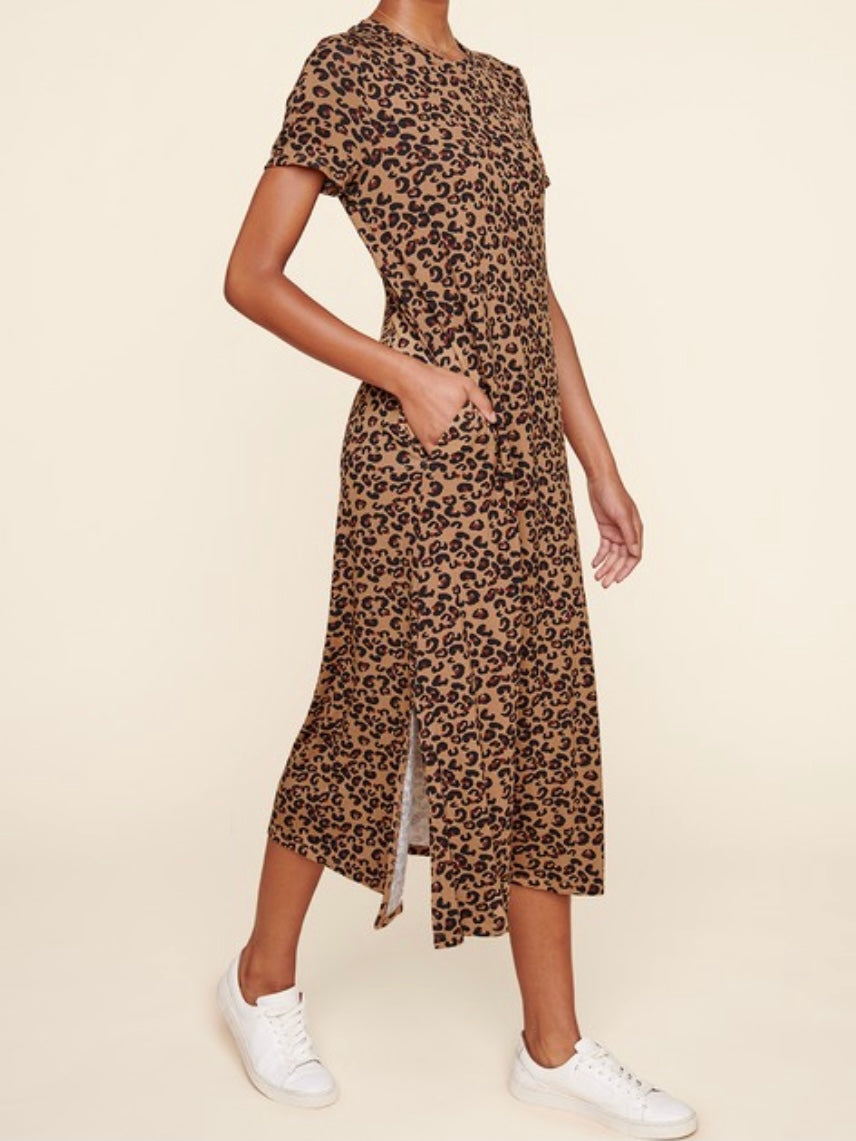 Leopard Midi Dress