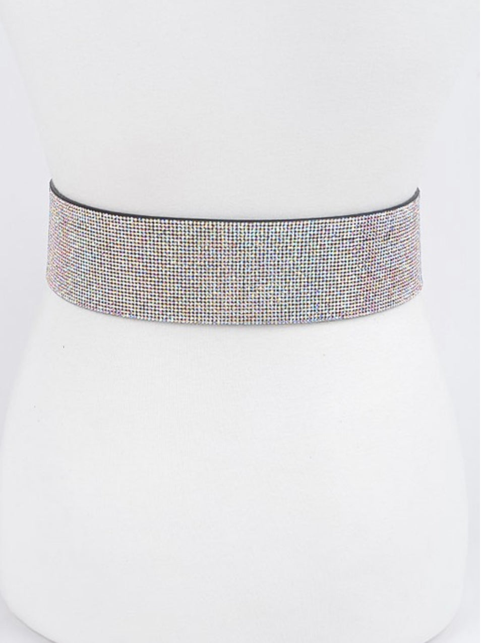 Buckled Rhinestone Belt