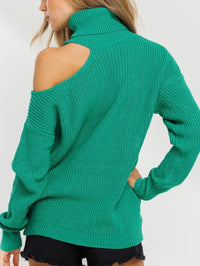 Shoulder Cutout Sweater