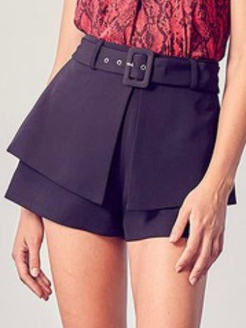 Self Belted Skort