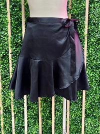 Satin Wrap Skirt