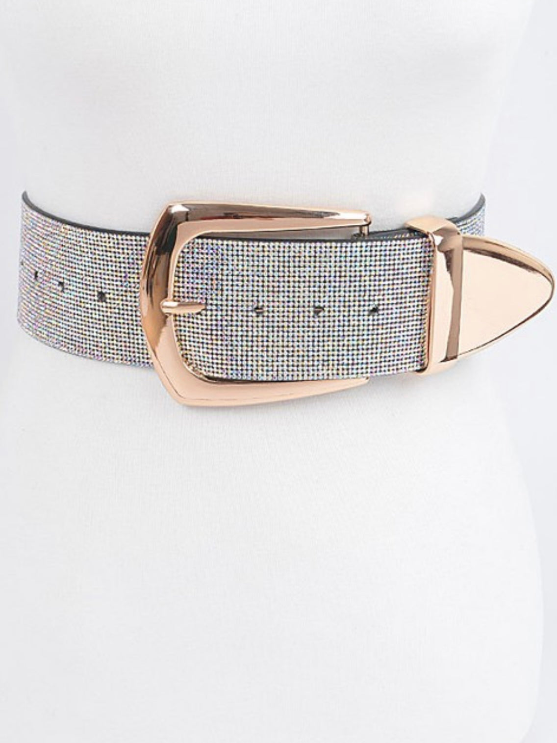 Buckled Rhinestone Belt