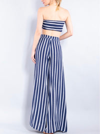 Striped Summer Palazzo Set