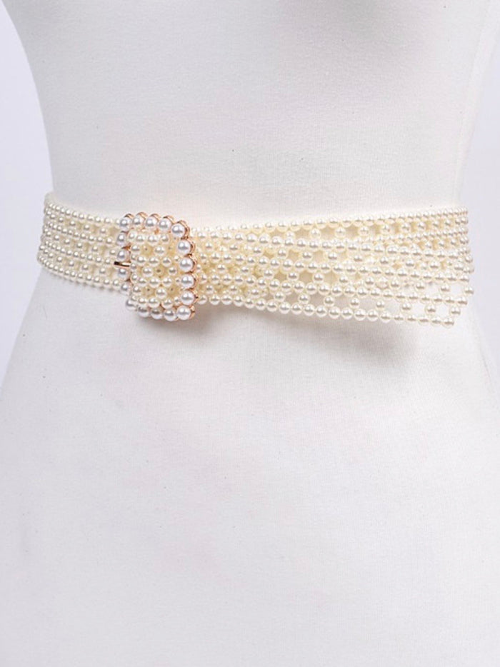 Buckle Pearl Belt