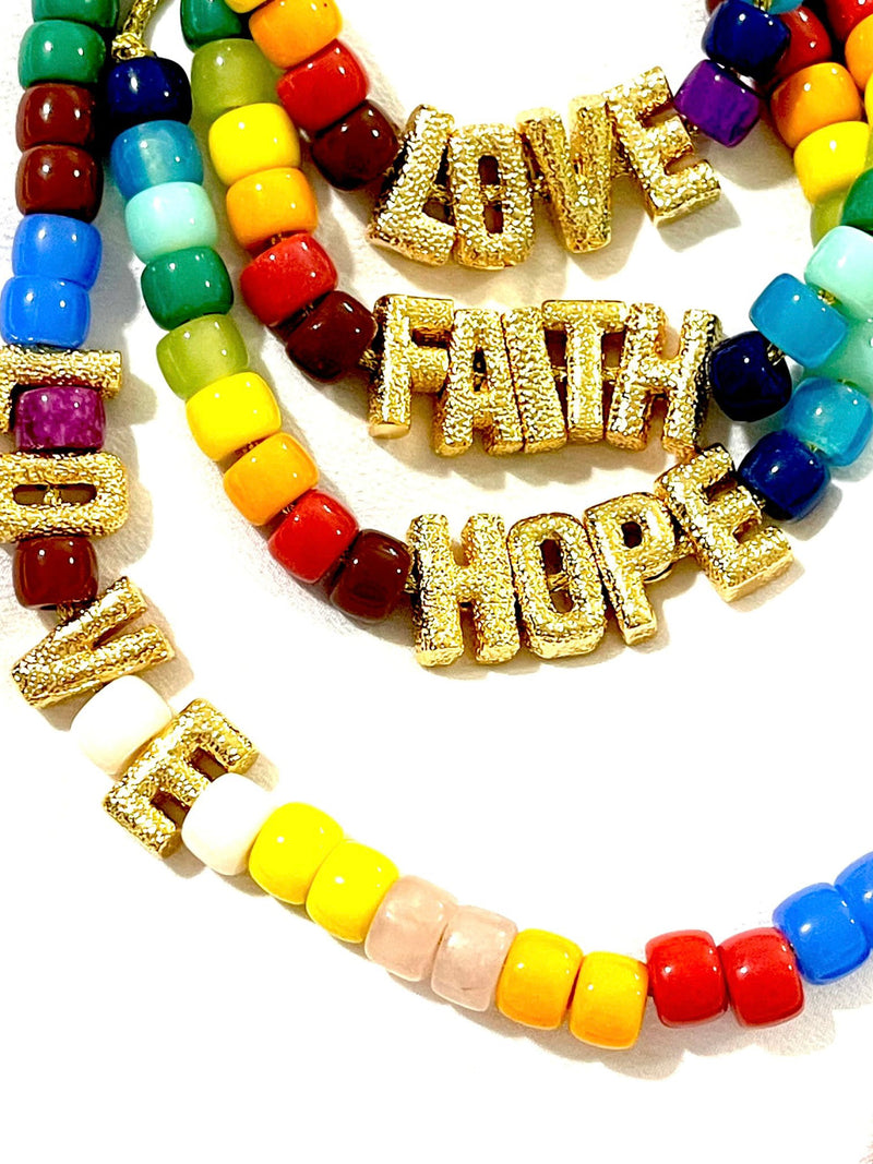 Pursuit of Happiness Crystal Beads Necklace
