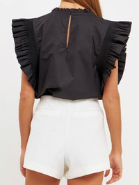 Flutter Sleeve Top