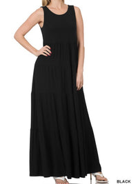 Sleeveless Tiered Maxi