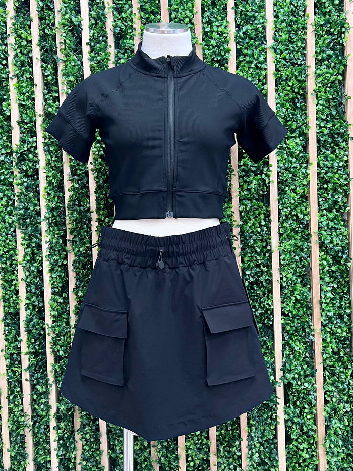 Front Pocket Active Skort