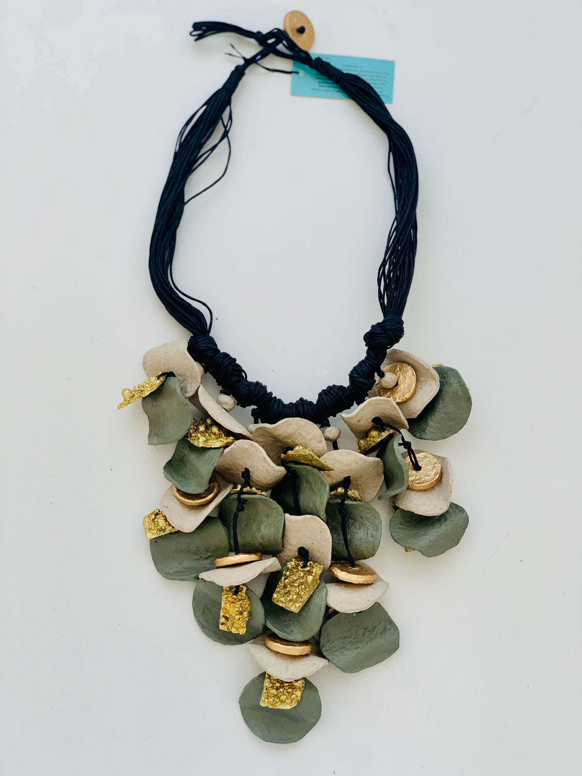 Unique Recycled Paper Necklace