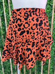 Leopard Wrap Skirt